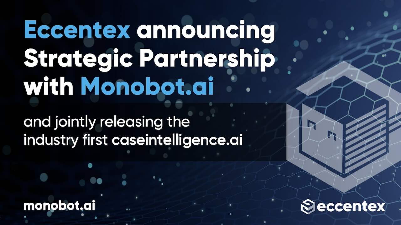 Eccentex announces strategic partnership with Monobot.ai